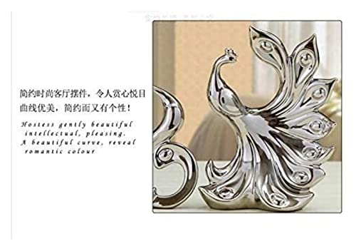 Statue de table silver de luxe dorée et argentée par galvanoplastie - 4