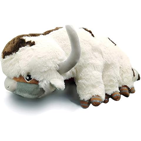 IUTOYYE Large 3D Plush Soft Stuffed Toy Large Size Doll Cattle Anime Animals Cute Cows Big Plush White Figures Christmas New Year Birthday Gift for Children 19.6in / 17.6in (19.6in/50cm) Cover