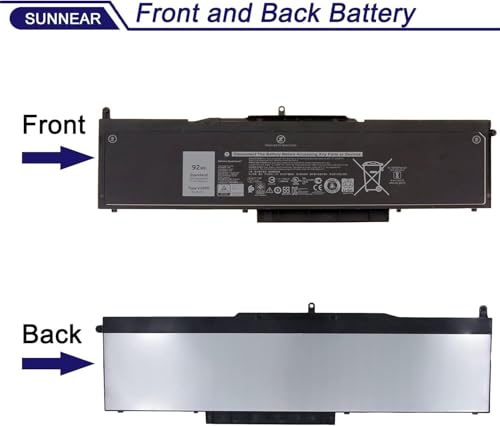 Image of 92Wh VG93N Battery for Dell Precision 15 3520 3530 Latitude 5580 5590 5591