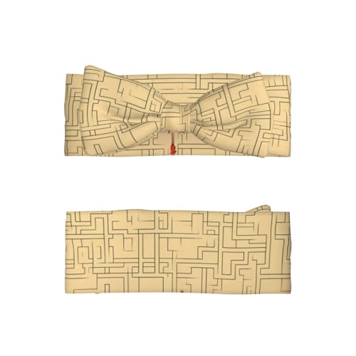 Enter the maze of thinking Baby Headbands Soft Nylon Hairbands with Stretchy Bows Girls Hair Accessories for Newborn Infant Toddler Kids2