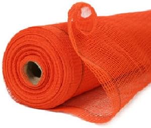 Heavy Duty 4' x 150' Fire Retardant Vertical Safety Netting, High Visibility Orange