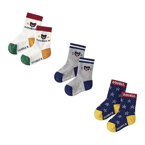 [�~�L�n�E�X] �~�L�n�E�X�_�u���r�[ �\�b�N�X�p�b�N �C�� 3���Z�b�g �N���[�� �j�̎q ���̎q �x�r�[ �L�b�Y �q���� �ʉ� �ʊw 64-9628-490 11-13cm �}���`�J���[