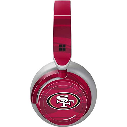 Skinit Decal Audio Skin Compatible with Surface Headphones - Officially Licensed NFL San Francisco 49ers Double Vision Design