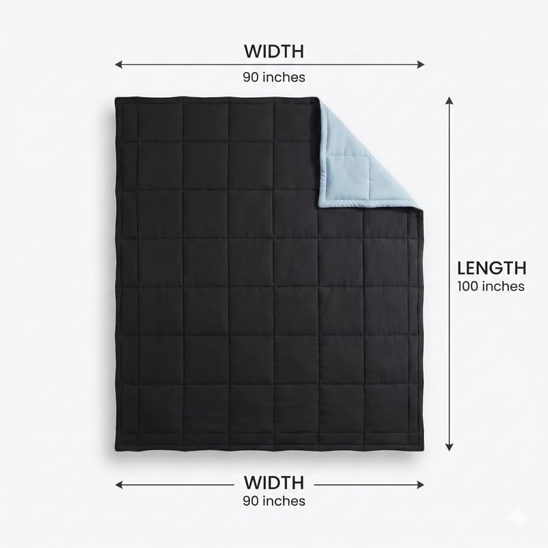 Image of SANMARINO Reversible Single Size Comforter 220 GSM Microfiber | Single Bed AC Comforter /Blanket for Winter & All Season | Soft Lightweight Quilt /Duvet (60 x 90 Inches, Charcoal Black)
