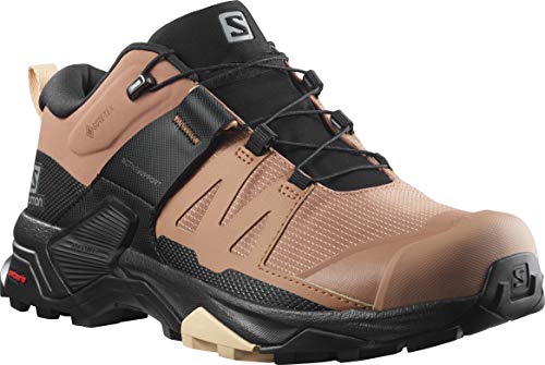 Salomon Damen X Ultra 4 Gore-tex Wanderschuhe, Mokka-Mousse/Schwarz/Mandelcreme,...