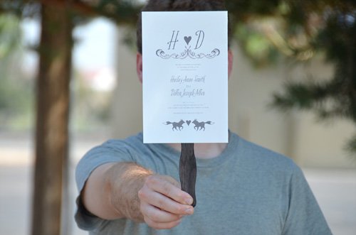 50 Sticks - Wavy 8 Inch Jumbo Wood Fan Handles Wedding Fan Sticks (Black) #TOP2