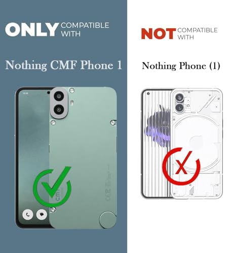 Image of Jkobi Shockproof Crystal-Clear Back Cover for Nothing CMF Phone 1 (Anti Yellow Case | Drop & Camera Protection | Hard Polycarbonate)