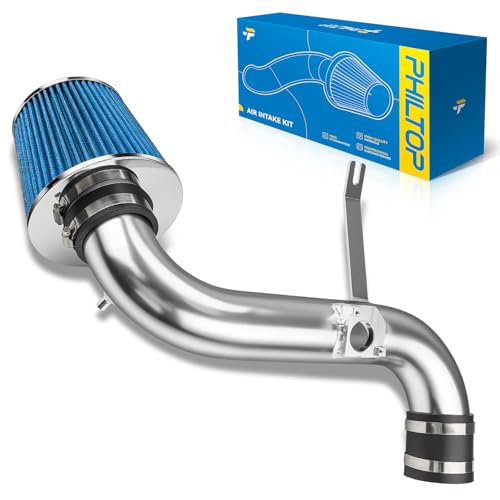 PHILTOP High Performance Aluminum Cold Air Intake System Kit with Filter for IS300 2001-2005 Increase Acceleration and Engine Growl, Horse Power and Torque