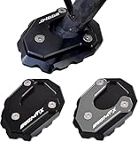 Midimttop Motorradzubehör 800MT/X: Seitenständer-Fußverlängerung aus Aluminium, passend für CFMOTO 800 MTX MT800X Zubehör 2024-2025 (Schwarz-MTX)