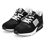 [セレブル] モズ moz スニーカー レディース 厚底 きれいめ 通勤 通学 歩きやすい ローカット エアーソール 軽量 ウォーキングシューズ ジュニア シューズ 9023 ブラック 23.0cm