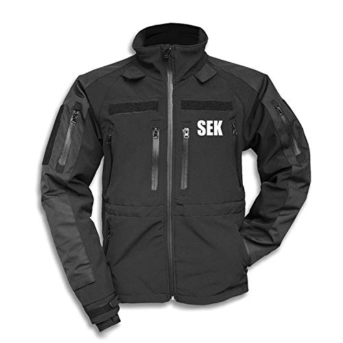 Veste softshell SEK Police Copytec 30183 blouson tactique noir L