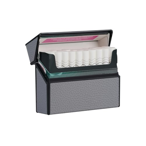 Shinelee ヒートスティック専用ケース IQOSに適合する タバコケース イルマ i ワン用のカバー シガレット 丈夫 収納カバー イルマ i/ILUMA i ONE/ILUMA i PRIMEに使用できる煙草ケース 箱の潰し対策に (グレー)