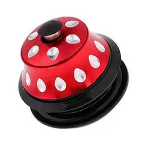 Mohit Enterprises Aluminum Alloy Bicycle Headset Top Cap Stem Cover for MTB Road Bike 44mm Red (54028366JEL)