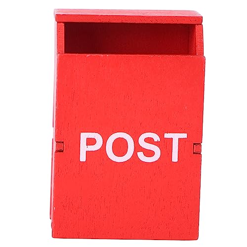 Veemoon 1pieza De Buzón Vintage Para Decoración De Casa De Accesorio De Mobiliario Mini Casa