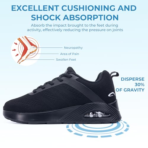 Image of MEHOTO Womens Wide Toe Box Shoes Walking Sneakers with Arch Support Fashion Tennis Shoes for Swelling Bunion Plantar Fasciitis