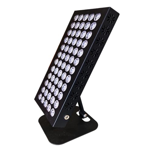 Panel Luz Roja e Infrarroja Cuerpo y Rostro (NIR 660nm/850nm) Lámpara luz roja terapia. Rejuvenecimiento piel, ritmos circadianos, musculatura y articulaciones. (60 LEDs)