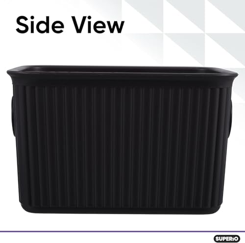 Paniers de rangement décoratifs Superio pour organiser tiroirs et placards - 4