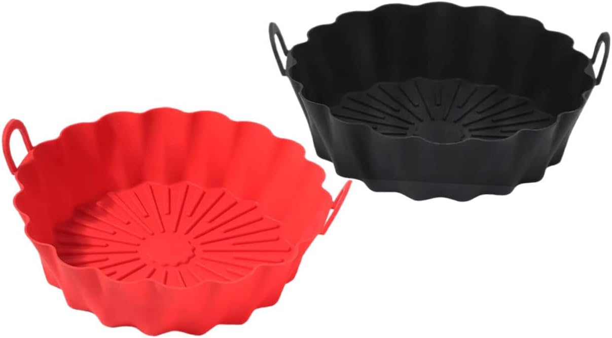 Air Fryer Liner Non Pack Silicone Baking Mats for Air Fryers Heat Resistant Reusable Prevent Sticking Easy to Clean Random Air Fryer Liner Non Pack Silicone Baking Mats for Air Fryers Heat Resistant Reusable Prevent Sticking Easy to Clean Random