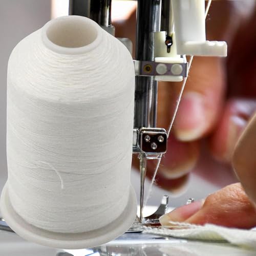 Hilo de coser soluble 1000 metros rollo blanco miniatura 5