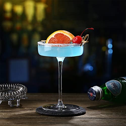 Yardwe Coupe Cocktail Glasses Coupe Glass 2Pcs Delicate Crystal Champagne Glass Goblets Cocktail Cups Practical Cocktail Glasses Champagne Coupe Glasses Bulk Coupe Glass #TOP7