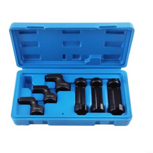 Juego de casquillos de sensor de escape magnéticos con ranuras de 13 a 17 mm 5