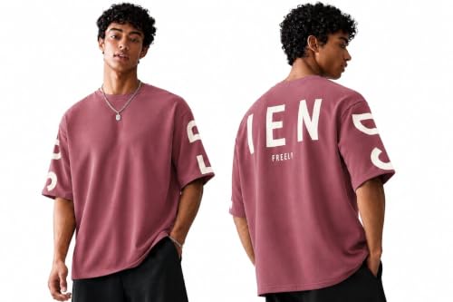 Image of ColorChakra Oversized Tshirt for Mens Down Shoulder Loose fit t-Shirt Men Oversize t-Shirt M to 4XL