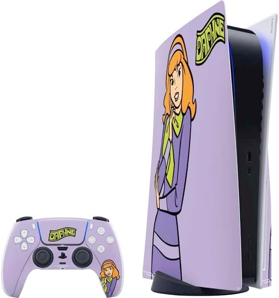 Skinit Decal Gaming Skin Compatible with PS5 Bundle - Officially Licensed Scooby Doo vs Monsters Design