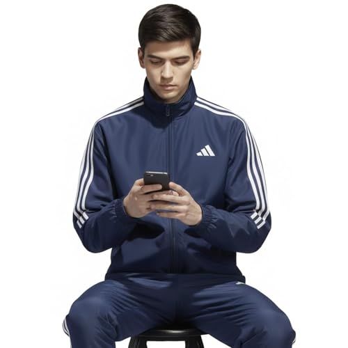 Image of adidas MENS BLUE TRACKSUIT (IN, Alpha, L, Regular, Blue)