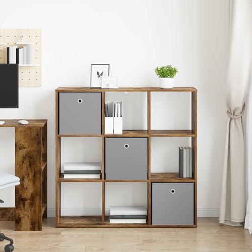 Mueble de roble ahumado 102 x 31 x 99,5 cm con cajones amplios 5