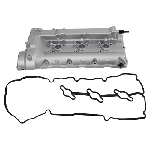Image of TRQ Right Valve Cover Passenger Side Compatible with 2006-2011 Hyundai Azera 2007-2008 Entourage 2007-2009 Santa Fe 2006-2010 Sonata 2007-2012 Veracruz Kia Amanti 2009 Borrego Sedona Sorento