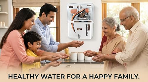 Image of Rk Aqua Fresh India Altis White (Ro+uv+uf+Alkaline,zinc,copper+Tds Adjuster) Ro Water Purifier (RO+UV+UF+COPPER+ZINC+CALCIUM+TDS ADJUSTER) Best For Home /Office Purpose | 15LPH | (Alfa-White)