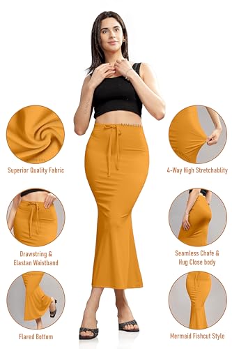Image of Women Saree Shapewear Petticoat Skirt