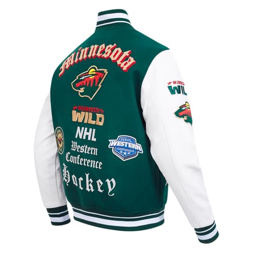 Image of Pro Standard Mens NHL Old English Varsity Jacket