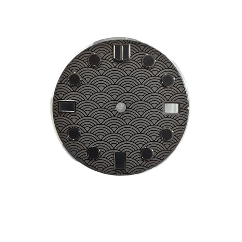Cadran de 28,5 mm montre NH35 à calendrier unique style épuré référence 01
