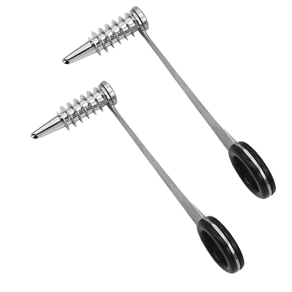 CTRLZS 2-Pack Stainless Steel Piranha Spiral Cutter for Potatoes, Veggies, Cucumbers, and Carrots