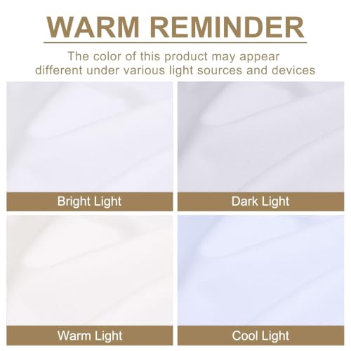 Image of 100% Blackout Shield 100% Polyester Blackout Curtains for Bedroom 63 Inches Long, Back Tab /Rod Pocket Living Room Drapes, Thermal Insulated Blackout Curtains 2 Panels Set, 50 inch W x 63 inch L, Bright White