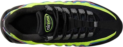 Nike Air Max 95 Unisex Youth Size 4.0 Color Black, Volt, and Blue Crystal4