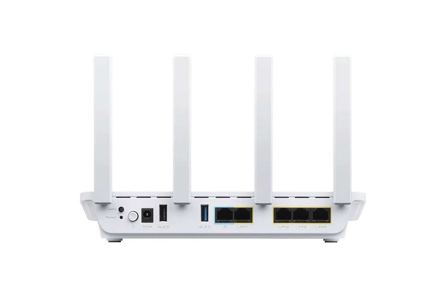 ASUS ExpertWiFi EBR63 - Wszechstronny punkt dostępowy z routerem, przełącznikiem i bramą bezpieczeństwa AX3000 Dual Band WiFi 6 (obsługuje do 5 SSID, VLAN, SDN, spersonalizowany portal dla gości, VPN)