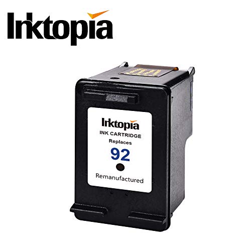 Inktopia Remanufactured Ink Cartridges Replacement For Hp 92 And 93 C9513Fn C9362Wn C9361Wn For Hp Photosmart 7850 C3150 C3180 Deskjet 5440 5420 Psc 1510 2525 Printer (1 Black, 1 Tri-Color) 2 Pack #TOP4