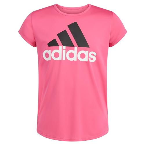 Image of adidas Girls' Short Sleeve Scoop Neck Tee T-Shirt