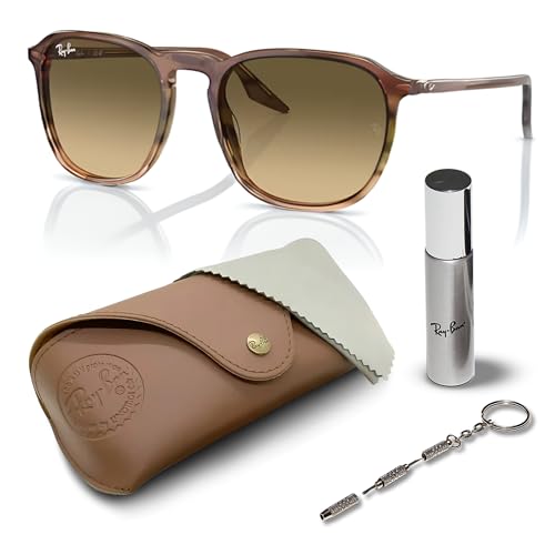 Ray-Ban RB2203 Square Shaped Sunglasses for Men & Women with Official RAYBAN Eyewear Kit