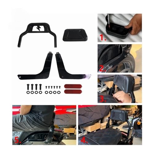 Coussin dossier passager arrière pour les virées en Softail Fat Bob 114 - 5