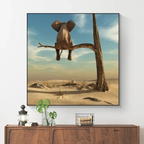 Peinture amusante bébé éléphant pour illuminer le regard de votre nouveau-né