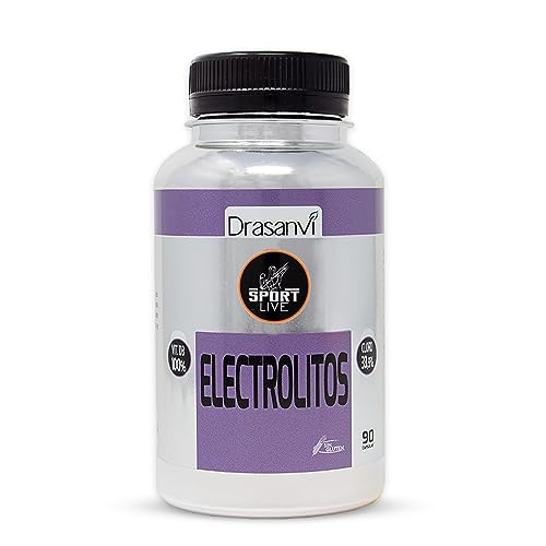 SPORT LIVE ELECTROLITOS by DRASANVI - Potasio + Fósforo + Calcio + VitaminaD3 - SIN GLUTEN - 90 cápsulas