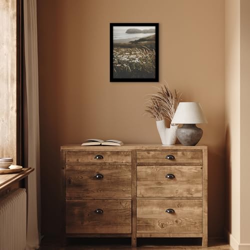 Americanflat 13x16 Picture Frame with Polished Plexiglass - Black Picture Frame - Wide Photo Frames Made of Engineered Wood for Vertical or Horizontal Wall Display - Epic Collection - Black