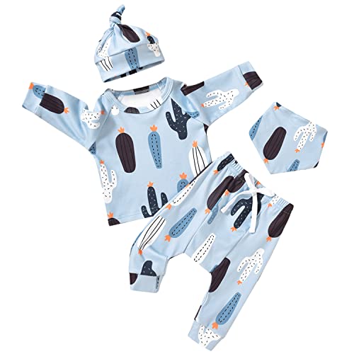 Image of Aalizzwell Newborn Baby Boys Fall Winter Outfit