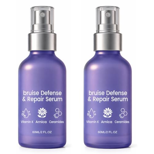 2Pcs Reunoa Bruise Defense Repair Serum Reunoa Cream Korvel Serum for Skin with Arnica Vitamin K Ceramides Deep Hydrators Redwuce Drynaess