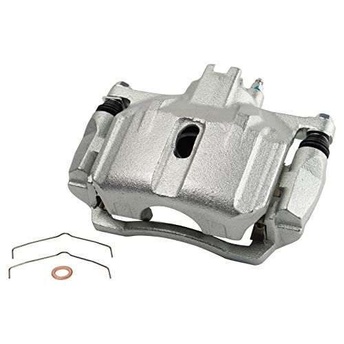 Image of TRQ Front Left Brake Caliper w /Bracket Drivers Side | For 2012-2015 Honda Civic