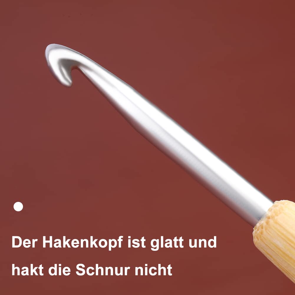 Set Uncinetti Sottili 4 Pezzi - 0.5mm, 0.75mm, 1.0mm, 1.25mm - Con Manico Ergonomico Per Pizzo - Foto 12