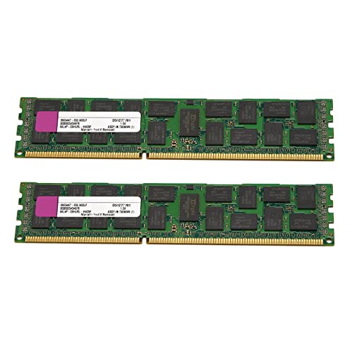 RAM DDR3 REG 1333 MHz PC3-10600 lot de 2 modules DIMM 240 broches pour PC fixe informatique